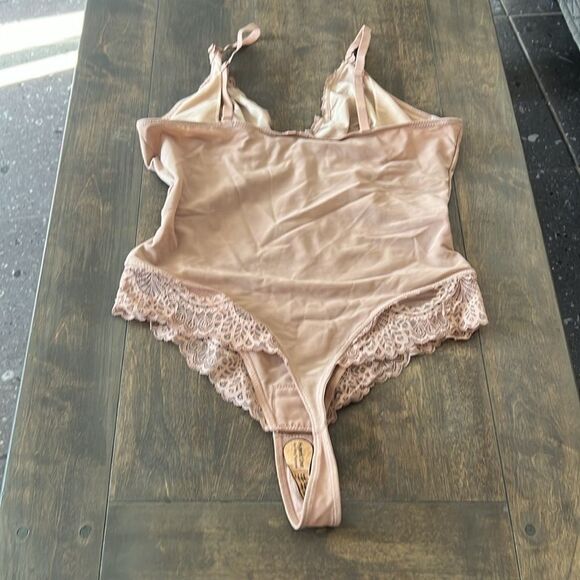 Popilush Lace Shapewear Bodysuit Tummy Control Backless V Neck Thongs Sh… - Picture 7 of 15